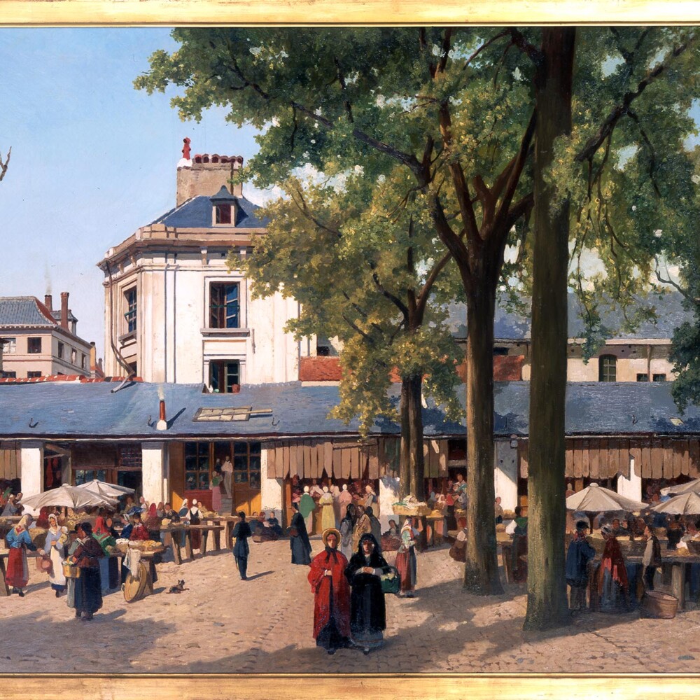 Van Moer, J.B. (1874) "De Botermarkt" Musea van de Stad Brussel 