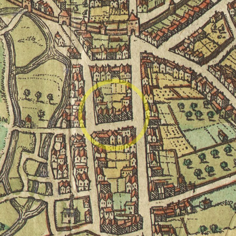 Braun, G, Hogenberg, F. (1572-1617) "Civitates orbis terrarium: Lovanium vulgo Loven" Universiteitsbibliotheek Utrecht (image)