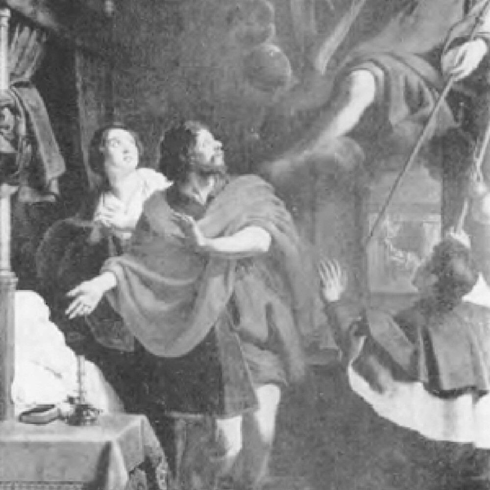  de Crayer, G. (1623?) "The Apparition of Christ to Saint Julian the Hospitaller" Brussels: Koninklijke Musea voor Schone Kunsten van België (image)
