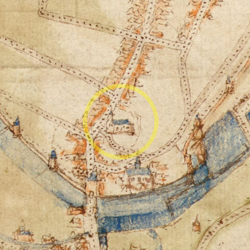 Van Deventer, J. (1550-1565) "Atlas of the city of the Low Countries : 73 minutes between 1550-1565 on orders of Emperors Charles V and Philip II" KBR (image)